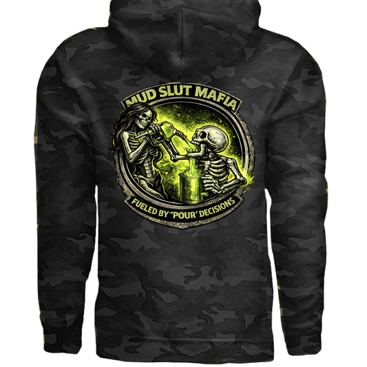 Pour Decisions Camo Hoodie