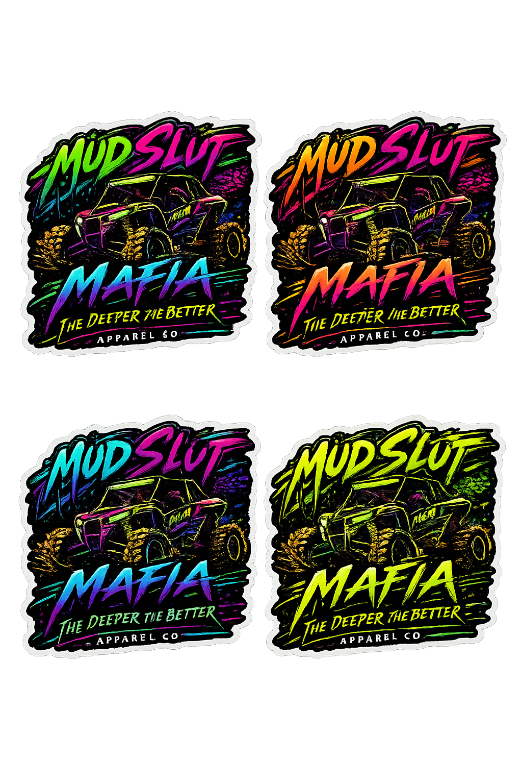 Toxic Chaos The Deeper the Better MSM Stickers