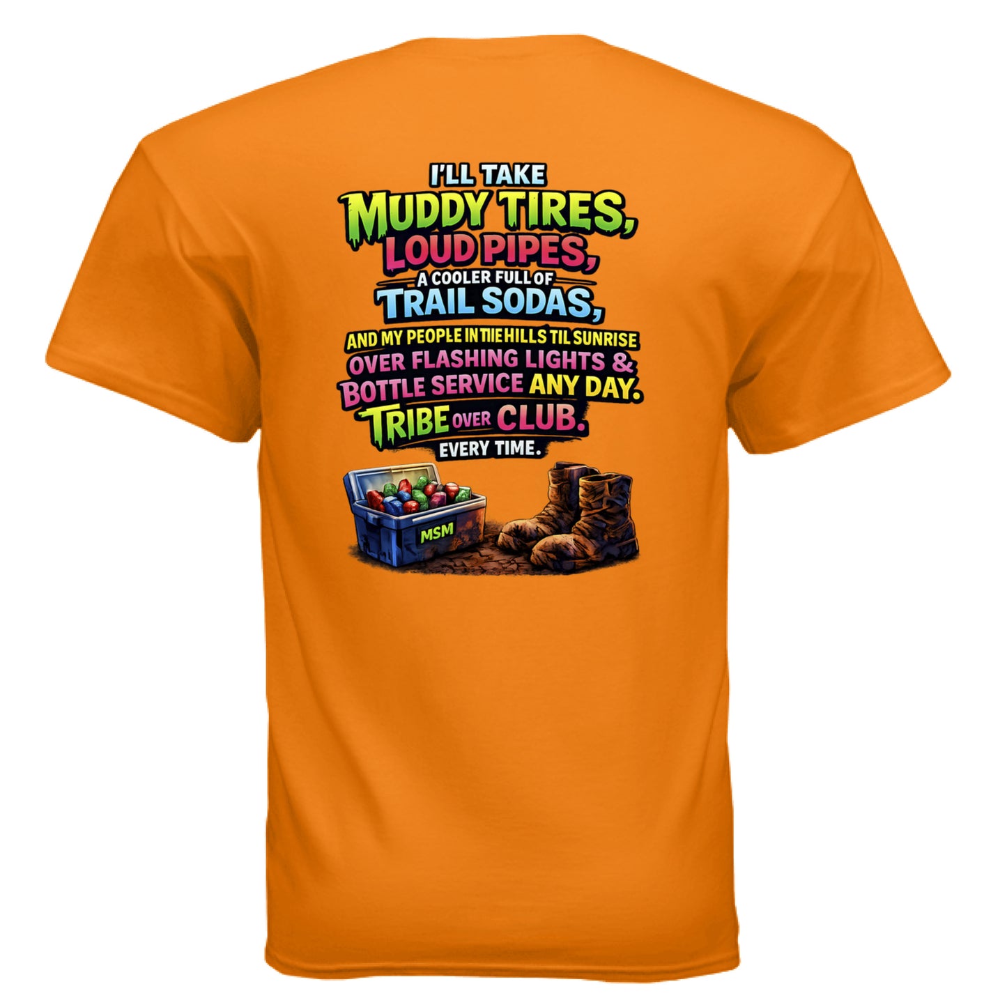 SAFETY ORANGE - BACK