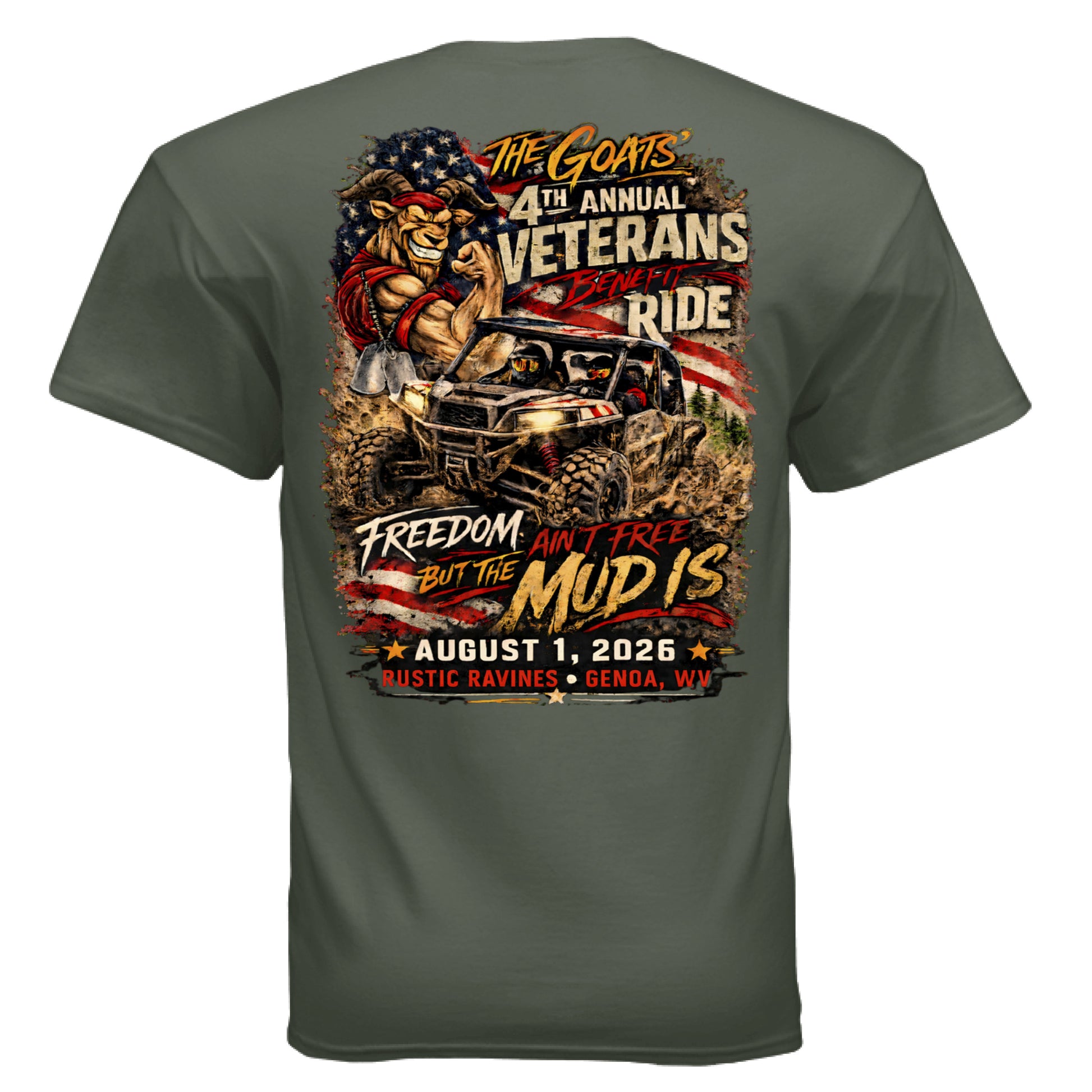 MILITARY GREEN - BACK